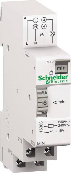 Produktbild: Schneider Electric 15363 Treppenlichtzeitschalter Hutschiene 230V