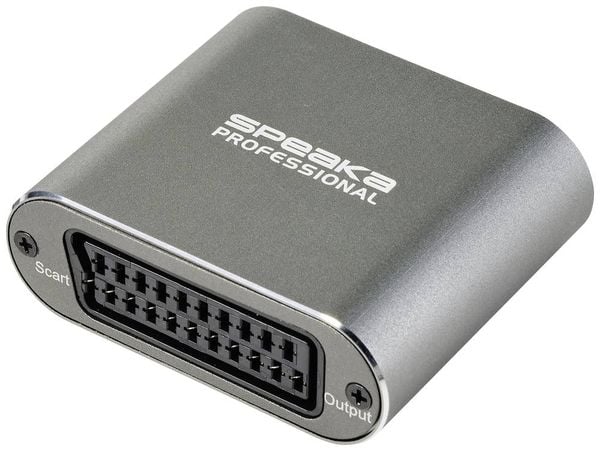 Produktbild: SpeaKa Professional TV, Monitor Konverter SP-HSC-200 [HDMI - SCART] 3840 x 2160 Pixel