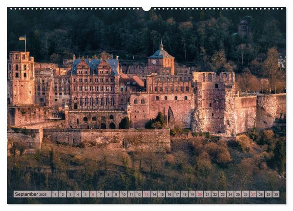 Produktbild: Heimweh nach Heidelberg - Die romantische Stadt am Neckar (hochwertiger Premium Wandkalender 2026 DIN A2 quer), Kunstdruck in Hochglanz