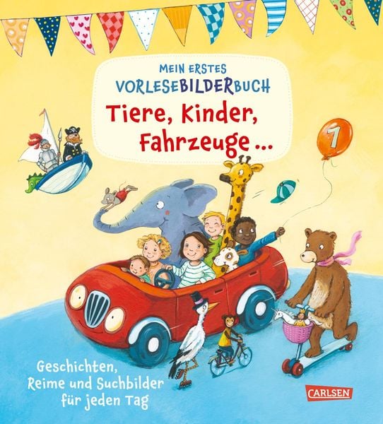 Mein erstes Vorlese-Bilder-Buch: Tiere, Kinder, Fahrzeuge und noch viel mehr, Gebundene Ausgabe von Günther Jakobs , Anna Taube , Annette Moser ,