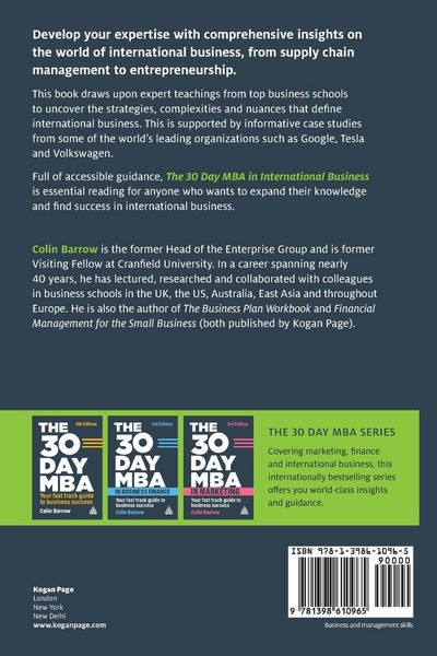 Produktbild: The 30 Day MBA in International Business