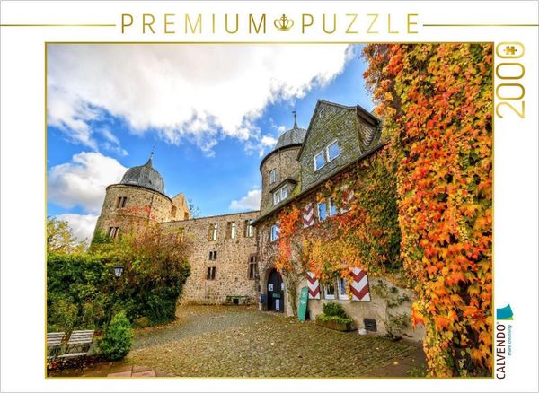 CALVENDO Puzzle Dornröschenschloss Sababurg, Hessen, Deutschland | 2000 Teile Lege-Größe 90x67cm Foto-Puzzle für glückliche Stunden