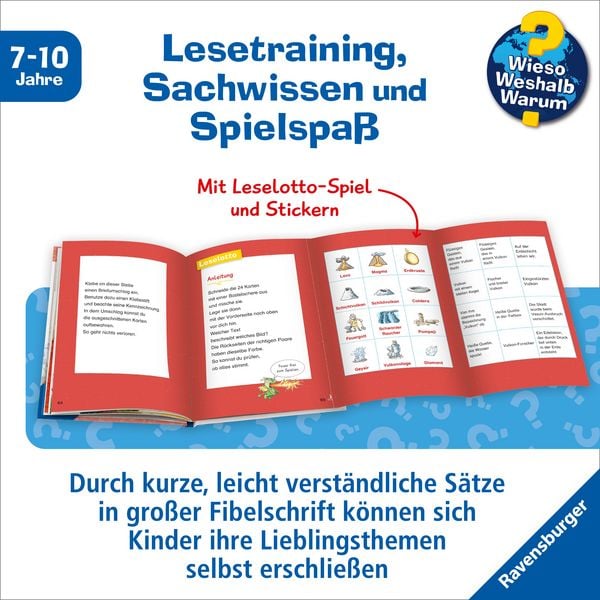 Produktbild: Wieso? Weshalb? Warum? Erstleser, Band 2 - Vulkane
