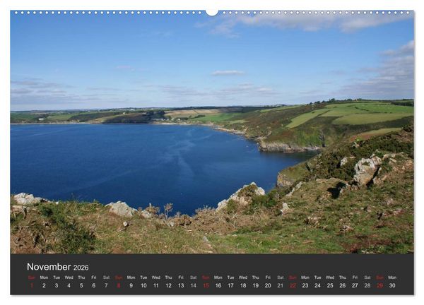 Produktbild: Sights and Views in Cornwall (High Quality Premium Wall Calendar 2026 DIN A2 landscape),CALVENDO 12 Month Wall Calendar