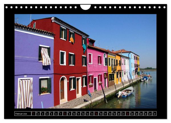Produktbild: Romantisches Fernweh - Venedig (Wandkalender 2026 DIN A4 quer), CALVENDO Monatskalender