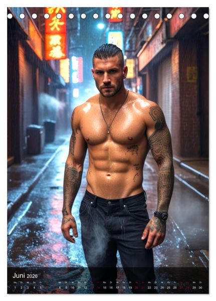 Produktbild: Tattoo Kings (Tischkalender 2026 DIN A5 hoch), CALVENDO Monatskalender