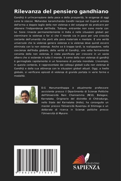 Produktbild: Rilevanza del pensiero gandhiano