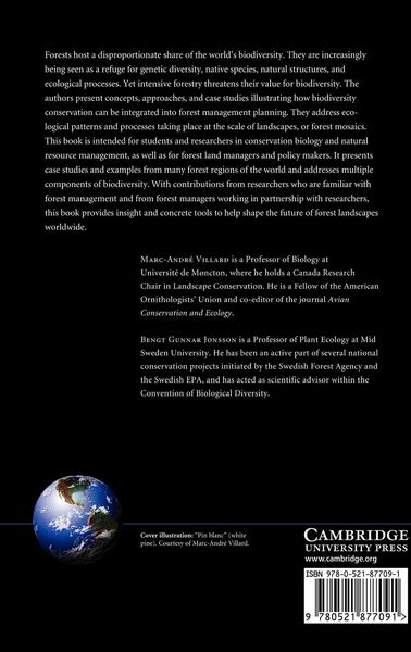 Produktbild: Setting Conservation Targets for Managed Forest Landscapes