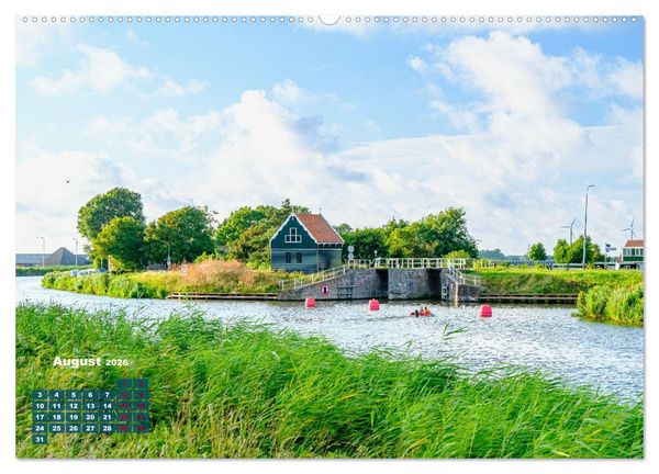 Produktbild: Der Nordholland-Kanal (Wandkalender 2026 DIN A2 quer), CALVENDO Monatskalender