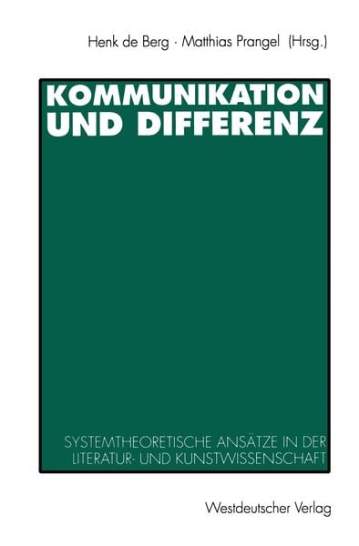 Produktbild: Kommunikation und Differenz