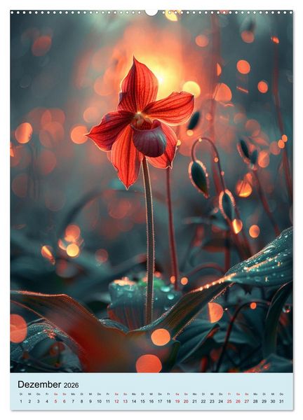 Produktbild: Orchideen Poesie (Wandkalender 2026 DIN A2 hoch), CALVENDO Monatskalender