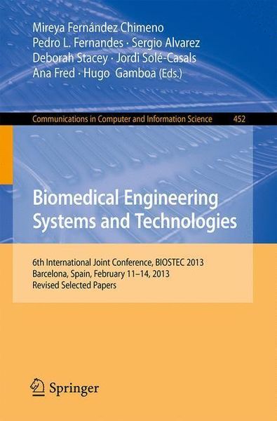 Produktbild: Biomedical Engineering Systems and Technologies