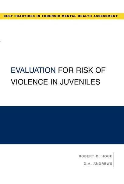 Produktbild: Evaluation for Risk of Violence in Juveniles