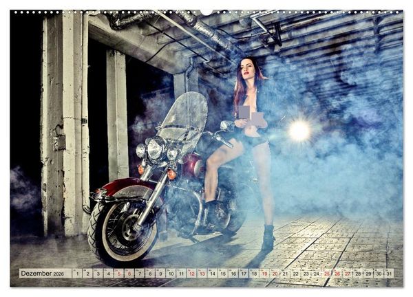 Produktbild: Motorr&auml;der und Sexy Girls (hochwertiger Premium Wandkalender 2026 DIN A2 quer), Kunstdruck in Hochglanz