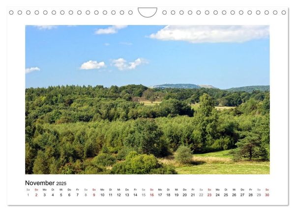 Rotes und Schwarzes Moor (Wandkalender 2025 DIN A4 quer), CALVENDO Monatskalender
