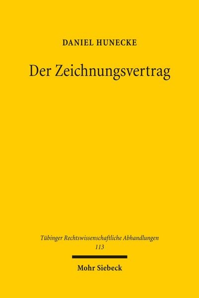 Produktbild: Der Zeichnungsvertrag