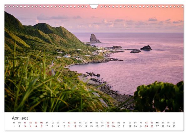 Produktbild: Taiwan - Die wundervolle Insel in Asien. (Wandkalender 2026 DIN A3 quer), CALVENDO Monatskalender