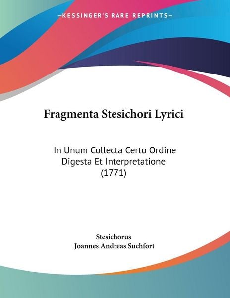 Produktbild: Fragmenta Stesichori Lyrici