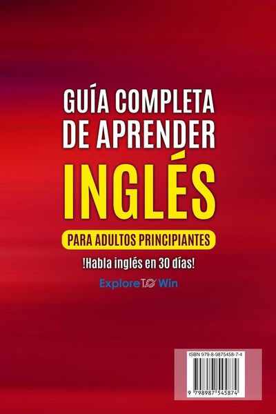 Produktbild: Gu&iacute;a completa de aprender ingl&eacute;s para adultos principiantes