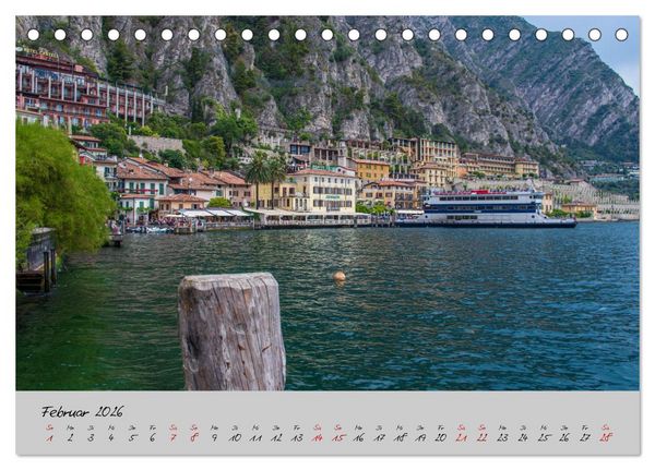 Produktbild: Sehnsuchtsziel Lago di Garda (Tischkalender 2026 DIN A5 quer), CALVENDO Monatskalender