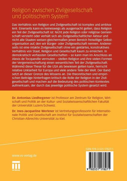 Produktbild: Religion zwischen Zivilgesellschaft und politischem System