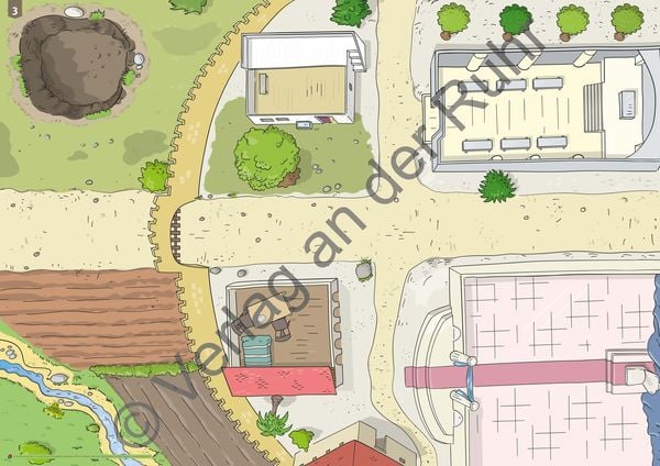Produktbild: Fix und fertige Bodenbilder zu Bibelgeschichten