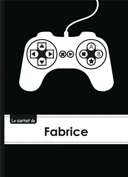 Produktbild: Le carnet de fabrice lignes, 96p,