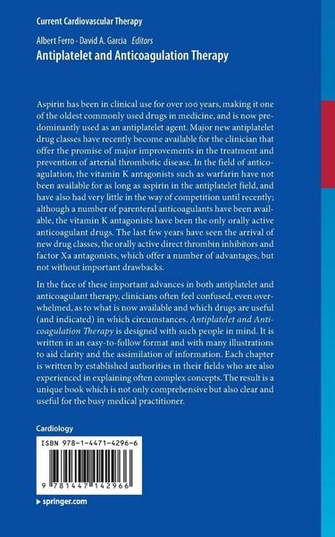 Produktbild: Antiplatelet and Anticoagulation Therapy