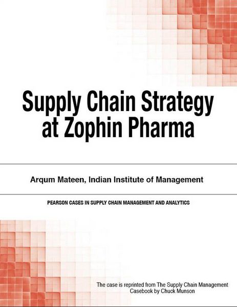 Produktbild: Supply Chain Strategy at Zophin Pharma