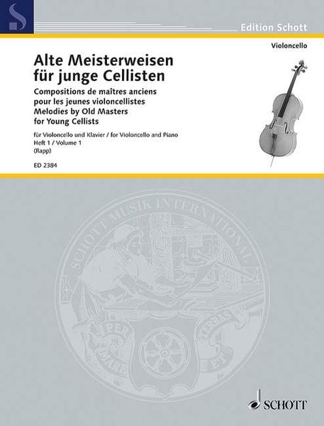 Produktbild: Alte Meisterweisen f&uuml;r junge Cellisten