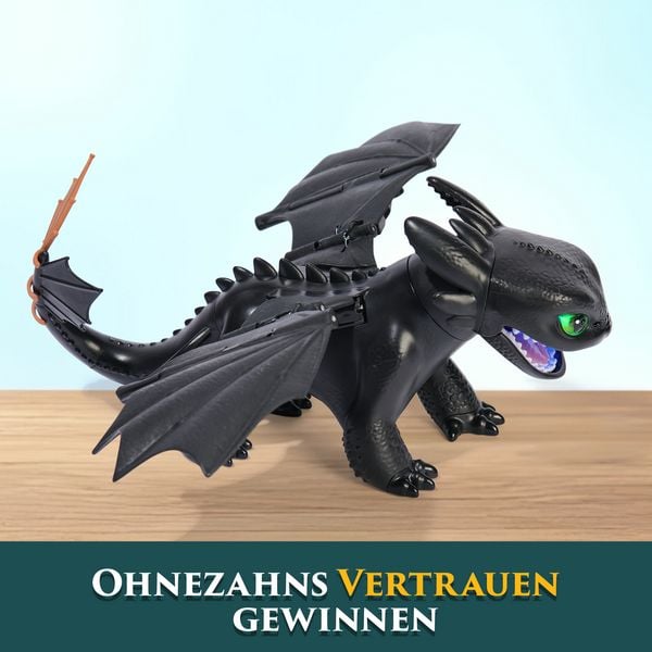 Produktbild: Drachenz&auml;hmen leicht gemacht - Interaktive Drachenfigur Ohnezahn mit LIcht- & Soundeffekten und Trainings- und Spielfunktionen&nbsp;