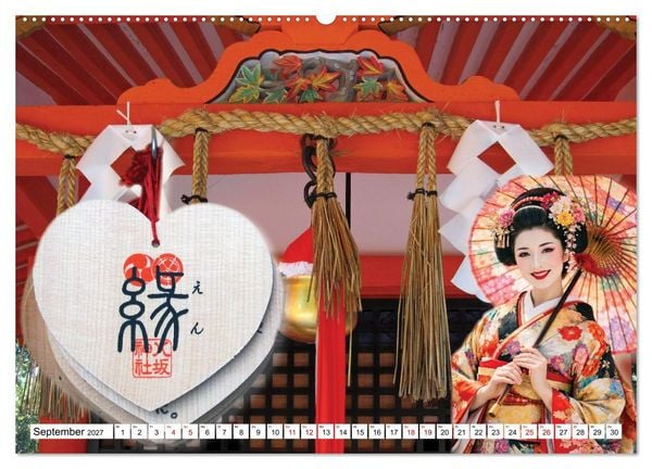 Produktbild: Farbenfrohes Japan (hochwertiger Premium Wandkalender 2027 DIN A2 quer), Kunstdruck in Hochglanz