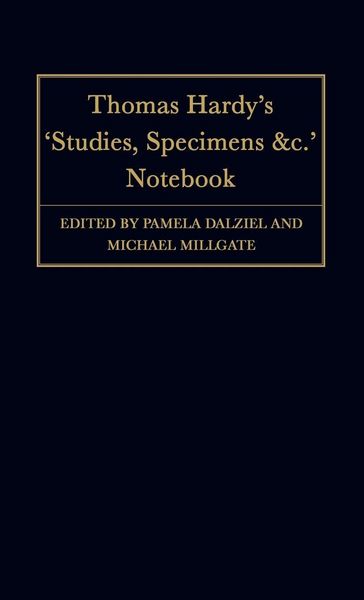 Produktbild: Thomas Hardy's "Studies, Specimens &C." Notebook