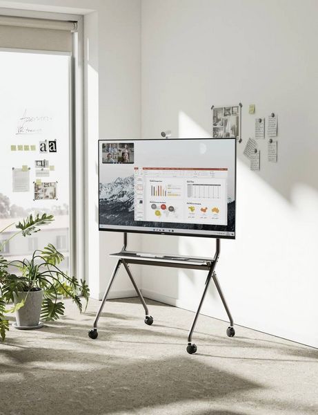 Produktbild: SpeaKa Professional SP-TVC-1100 TV-Rollwagen 127,0 cm (50") - 218,4 cm (86&rdquo;) Bodenst&auml;nder, H&ouml;henverstellbar