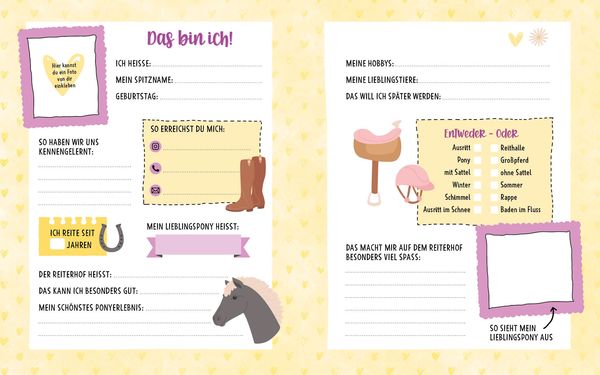 Produktbild: Meine Freunde &ndash; Das Freundebuch von den beliebten Social-Media-Stars Lia und Lea &ndash; # ponylife