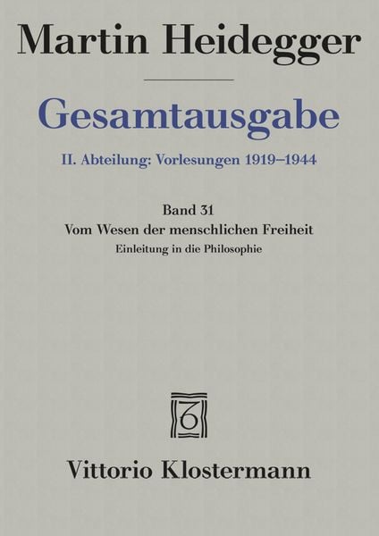 Produktbild: Gesamtausgabe II. Abteilung: Vorlesungen 1923-1944