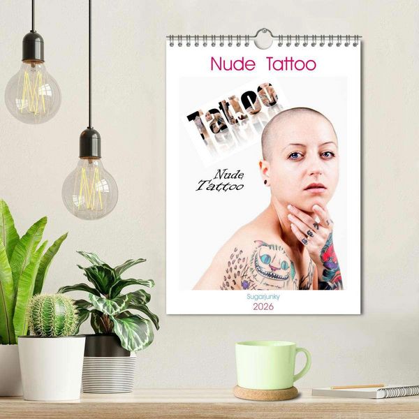 Produktbild: Nude Tattoo (Wandkalender 2026 DIN A4 hoch), CALVENDO Monatskalender
