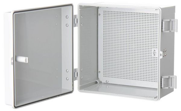 Produktbild: TRU COMPONENTS TC-PSC-30x30x18 Schaltschrank 300 x 300 x 180 ABS Hellgrau 1St.