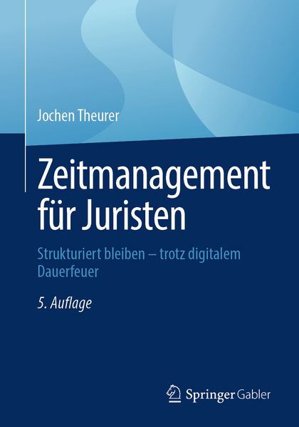 Produktbild: Zeitmanagement f&uuml;r Juristen