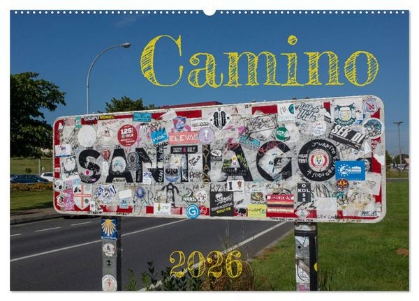 Produktbild: Camino 2026 (Wandkalender 2026 DIN A2 quer), CALVENDO Monatskalender