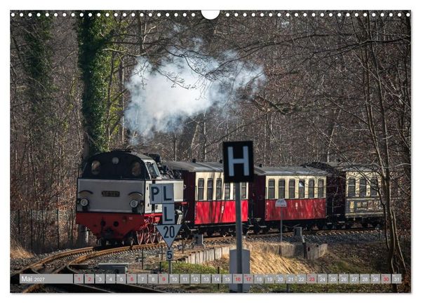 Produktbild: Molli- Mecklenburgische B&auml;derbahn (Wandkalender 2027 DIN A3 quer), CALVENDO Monatskalender
