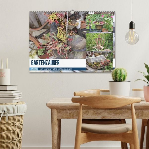 Produktbild: Gartenzauber (Wandkalender 2026 DIN A3 quer), CALVENDO Monatskalender