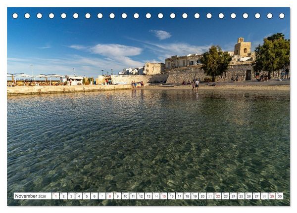 Produktbild: Italien - Apulien (Tischkalender 2026 DIN A5 quer), CALVENDO Monatskalender