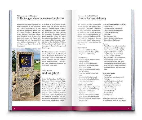 Produktbild: Die sch&ouml;nsten Weitwanderungen und Pilgerwege