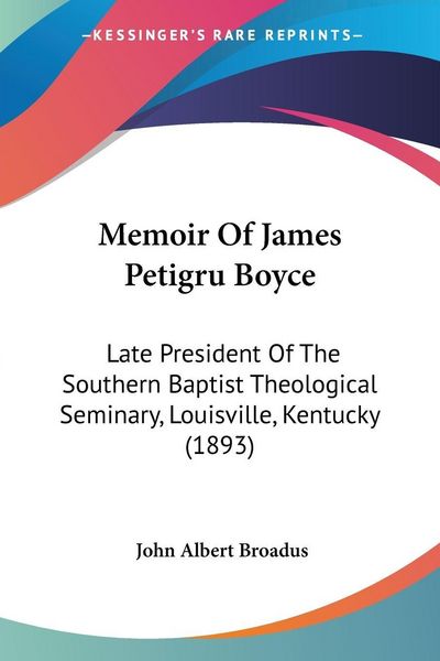 Produktbild: Memoir Of James Petigru Boyce