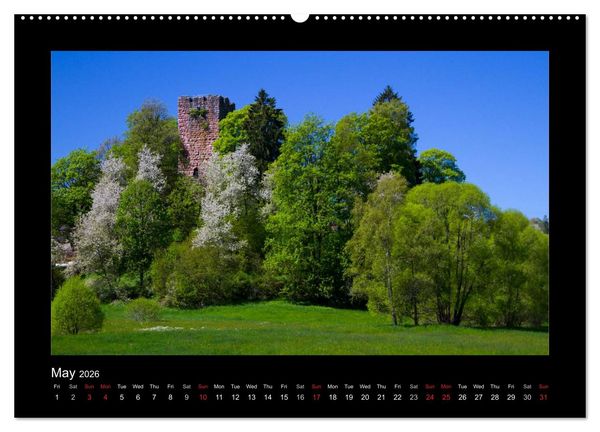 Produktbild: The Black Forest - UK Version (High Quality Premium Wall Calendar 2026 DIN A2 landscape),CALVENDO 12 Month Wall Calendar