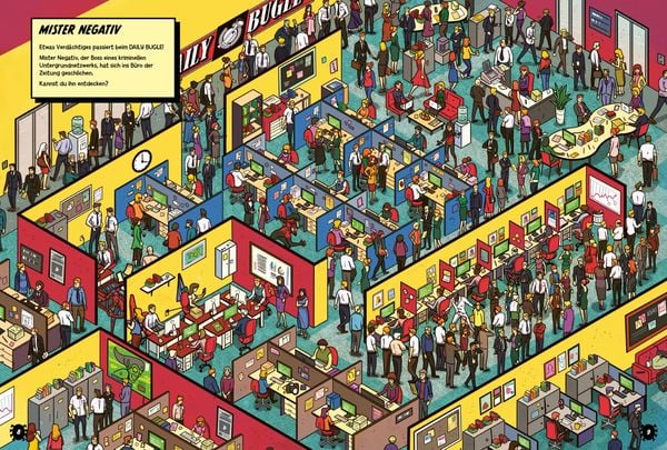 Produktbild: Marvel: Wo ist Spider-Man? Das gro&szlig;e Wimmelbuch