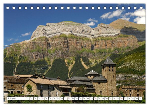 Produktbild: Spanien - die Pyren&auml;en (Tischkalender 2026 DIN A5 quer), CALVENDO Monatskalender