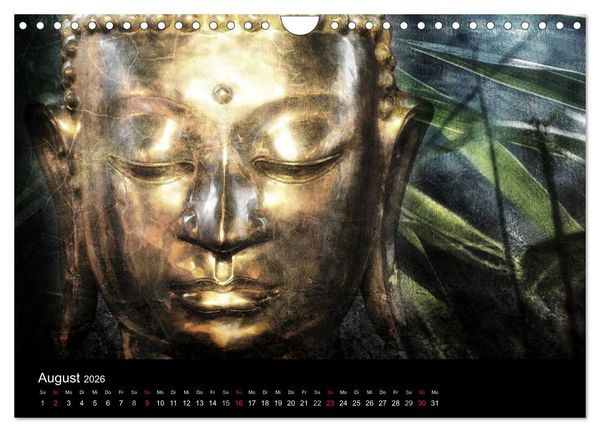 Produktbild: All U Buddhas (Wandkalender 2026 DIN A4 quer), CALVENDO Monatskalender