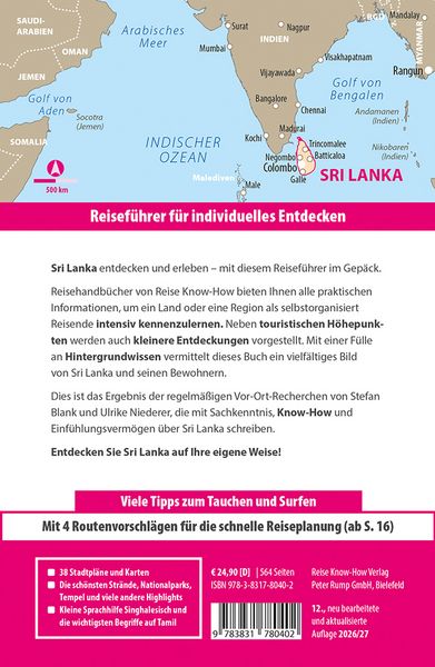 Produktbild: Reise Know-How Reisef&uuml;hrer Sri Lanka